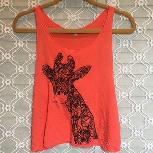 Giraffe Crop Tank